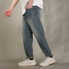 DRONKOO 2026 正常腰表袋后口袋彩色漆点中厚牛仔长裤 商品缩略图2