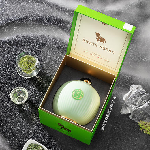 【2026年春茶】八马茶业丨雀舌绿茶瓷罐礼盒装茶叶250g 商品图3