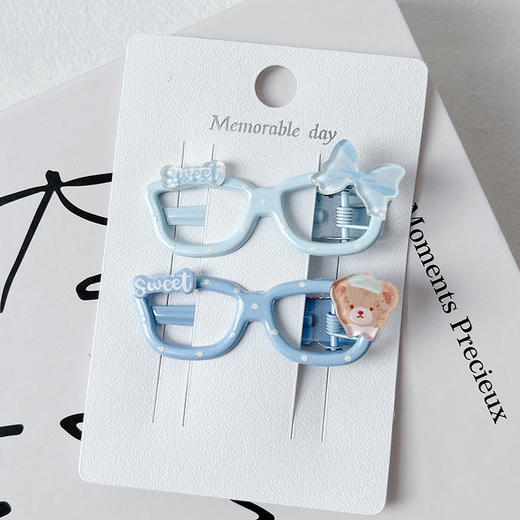 ZY眼镜元气对装发夹-纪念日百货门店同款169098998 商品图3