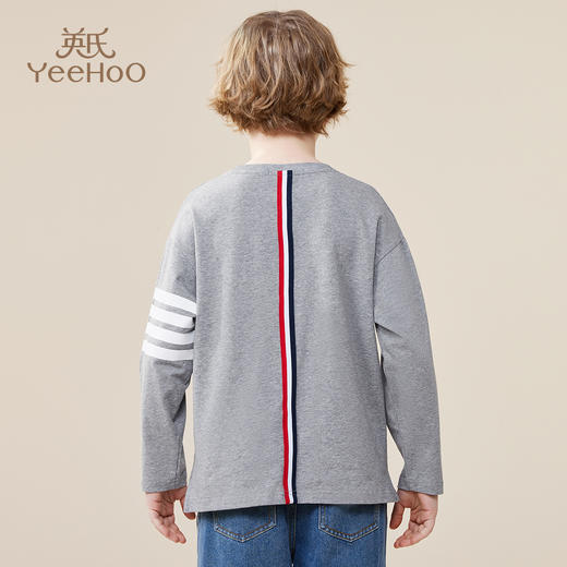 【英氏】【110-175】男童春秋长袖运动T恤 商品图3