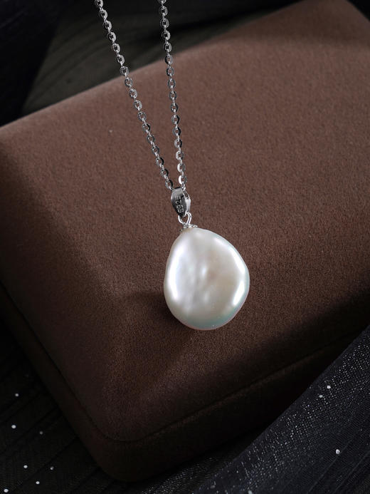 子佩集【潮汐诗心‌】银S925珍珠惜王妃套链项链【ZZXL042】巴洛克2602 商品图4