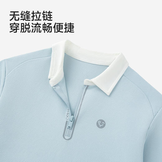英氏儿童衣服女童短袖T恤男童夏季翻领polo衫简约运动百搭上衣 商品图3