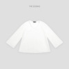 THESOONG早春新款纯亚麻酵洗加软细腻肌理感V领长袖T恤HWTX8529 商品缩略图6