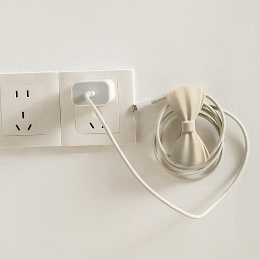 NITORI宜得利家居 硅胶电线收纳夹 2个 RH744 BE 商品图1