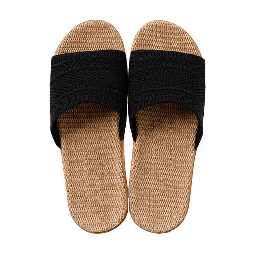 NITORI宜得利家居 室内日式女士拖鞋编织麻底居家拖鞋 商品图1