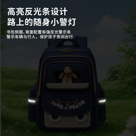 七星狐卡通小学生书包2-6年级轻便双肩包 商品图2