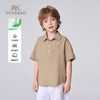【英氏】【天丝亚麻短袖衬衫】【110-175】男童短袖莱赛尔POLO领衬衣 商品缩略图3