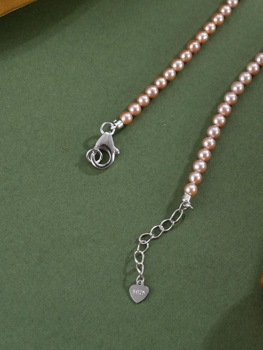 子佩集银S925珍珠惜王妃项链【ZXLY4-4.5MM】珠串2602 商品图6