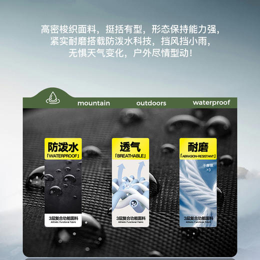 SWISS MILITARY瑞士军工 户外男女同款轻量冲锋衣 商品图4