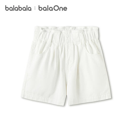 【balaOne】巴拉巴拉童装儿童牛仔裤短裤2026夏薄款女童裤子休闲 商品图4