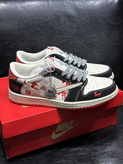 秋冬特惠💰430 Air Jordan 1 low 马年限定 乔一低帮倒钩板鞋 公司品质出货 商品图1