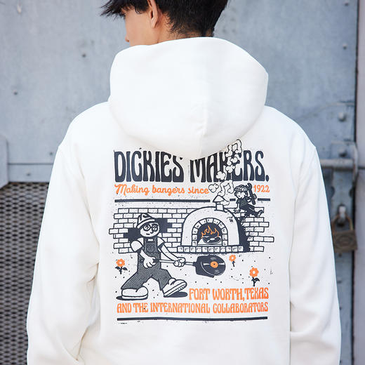 Dickies休闲百搭情侣卫衣 男女同款 简约百搭胸前字母卫衣 DK0A87ZT 商品图8