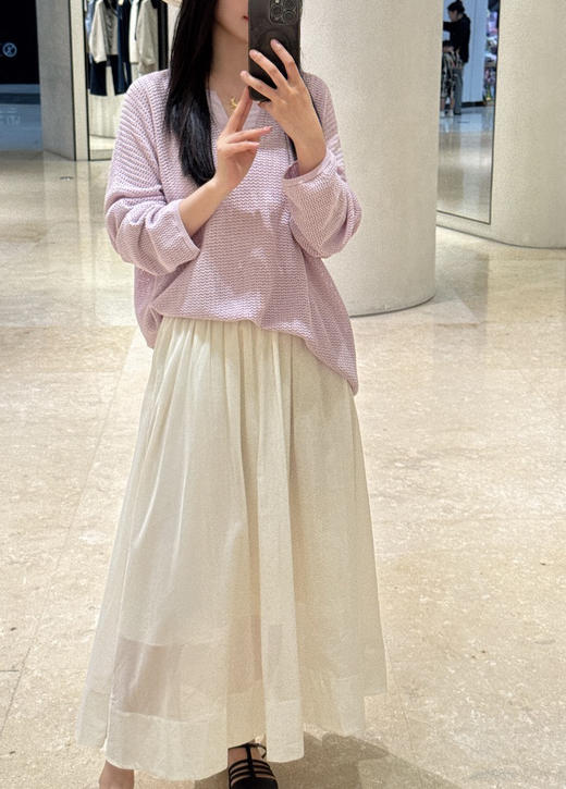 初九上新 开门红秒杀‼️小禾渠道圆正 女士宽松丝麻长袖上衣 商品图9