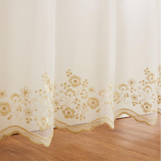 NITORI宜得利家居 简约大气窗纱阳台透气定制窗纱 马克拉美 舒米 商品图2