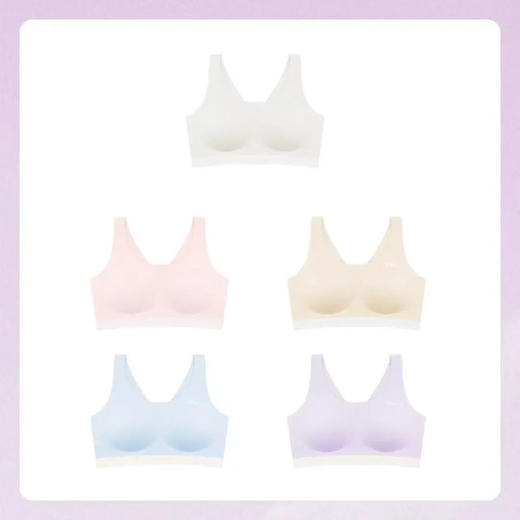 【E】likeuu少女内衣初高中生少女无尺码运动透气文胸LC1142032 商品图5