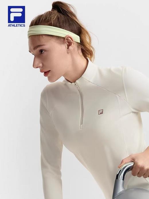 点此购买 斐乐春秋季跑步系列运动女士半拉链高领长袖针织衫 37 340770 商品图10