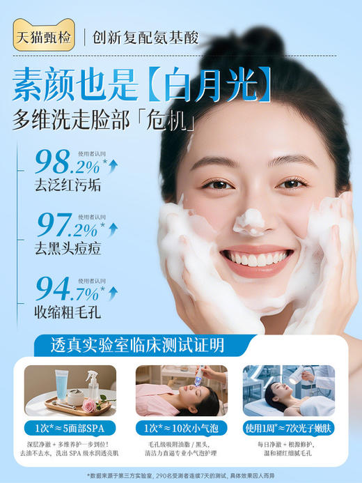 【3min控油清毛孔】舒缓控油净澈洁面乳150g#B5氨基酸洗面奶女深层清洁收缩毛孔控油祛痘去黑头男士专用洁面乳 商品图1