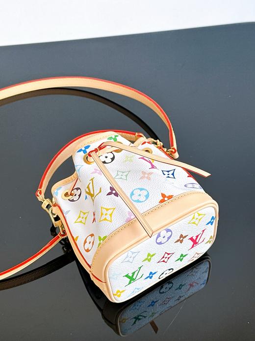 驴家 村上隆 LV×TM Nano Noé 手袋 水桶 白三彩（JPH） 商品图5
