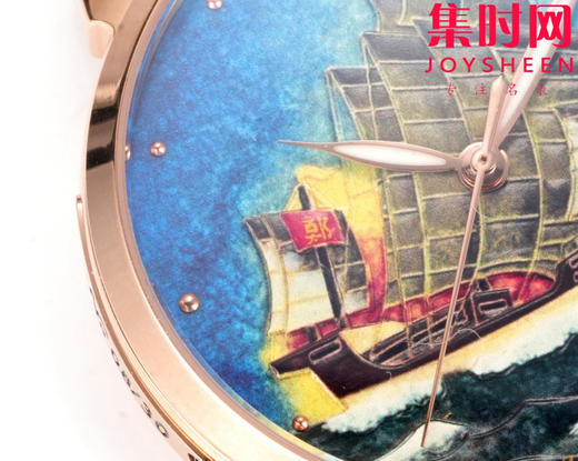雅典 Ulysse Nardin 鎏金系列-郑和宝船8152-111-2/ZHENGHE“郑和下西洋”男士腕表 商品图4
