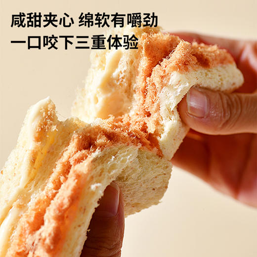 【鲨鱼菲特300-200】肉松全麦三明治面包 商品图1