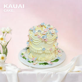 烤爱·女神系列·生日蛋糕·春日来信花样年华韩式裱花·奶油·聚会生日节日【仅限深圳同城配送】