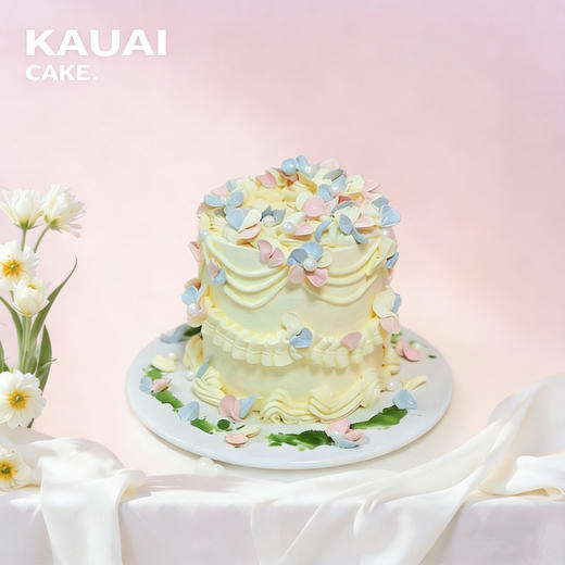 烤爱·女神系列·生日蛋糕·春日来信花样年华韩式裱花·奶油·聚会生日节日【仅限深圳同城配送】 商品图0