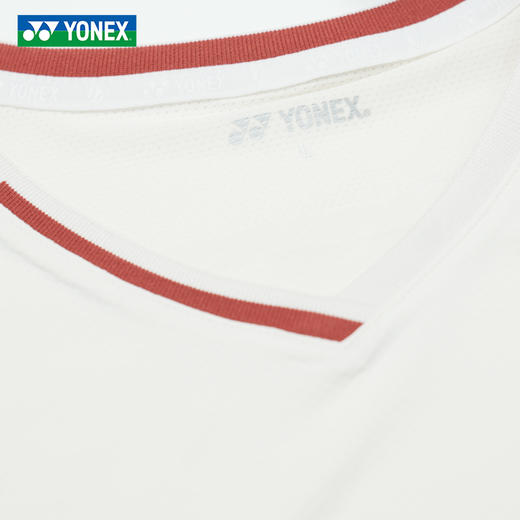 【618活动进行中】YONEX尤尼克斯羽毛球服新春男女同款透气速干短袖1151326TCR 商品图1