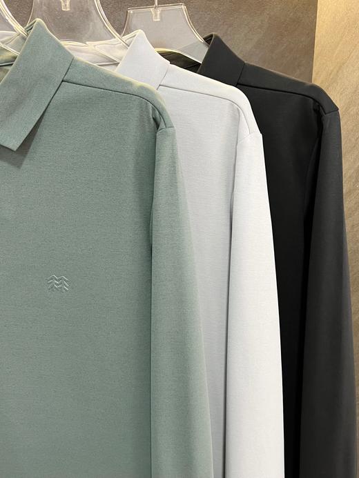 点此购买 可隆秋冬季男士加绒长袖POLO衫 ss 340796 商品图4