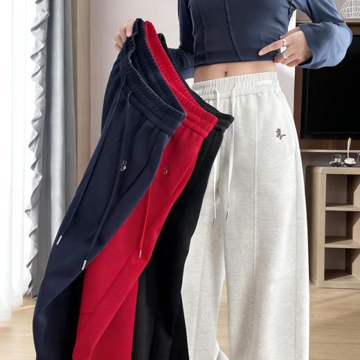 【春秋款小马刺绣华棉弯刀裤26006款】显高显瘦 修饰腿型 上身无束缚 穿出大长腿 商品图0