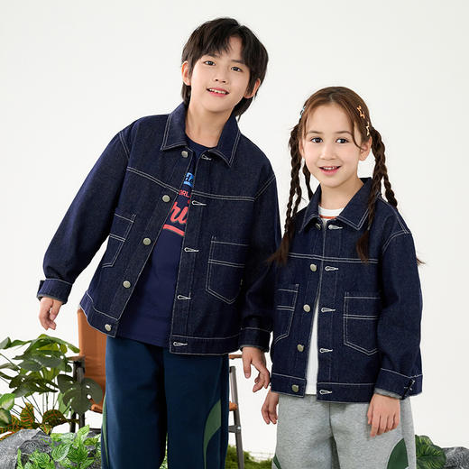 【防褪色牛仔 外套】棉花堂牛仔外套  活性染色   耐磨耐穿  有型时尚 FD61066 商品图6