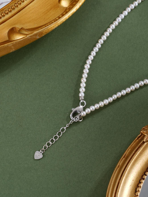 子佩集银S925珍珠惜王妃项链【ZXLY3-3.5MM】珠串2602 商品图6