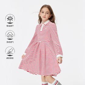 【纳维凯尔】【120-165】Navigare意大利小帆船女童长袖连衣裙