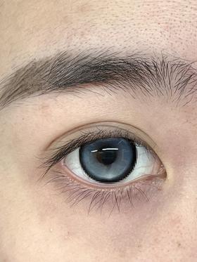 hanawink半年抛美瞳 像素人生蓝 14.5mm