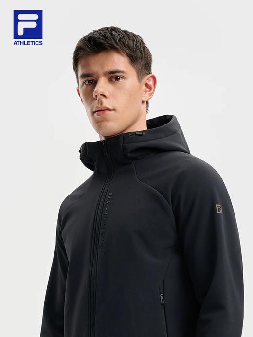 点此购买 斐乐春秋季男士运动休闲连帽开衫外套 bk 340763 商品图1