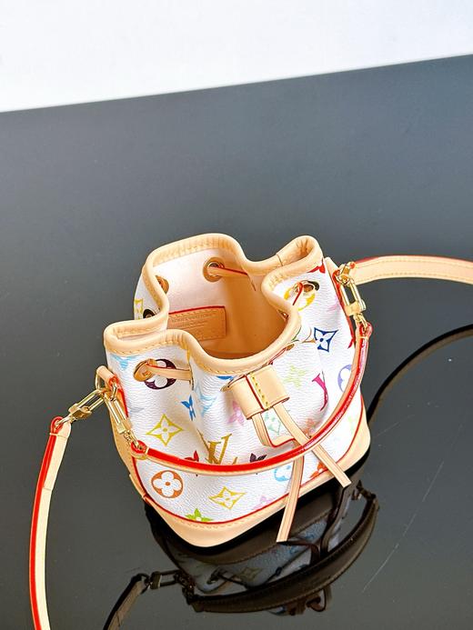 驴家 村上隆 LV×TM Nano Noé 手袋 水桶 白三彩（JPH） 商品图3