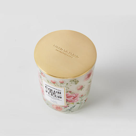 芳心悦宜得利家居 香薰蜡烛杯蜡摆件香氛蜡烛 花绘系列 商品图2