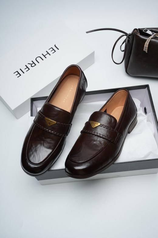 【拍立减50】JEHURFIE/纪华菲手工编织都市通勤精致乐福鞋AB26025、简约舒适、优雅气质 商品图2