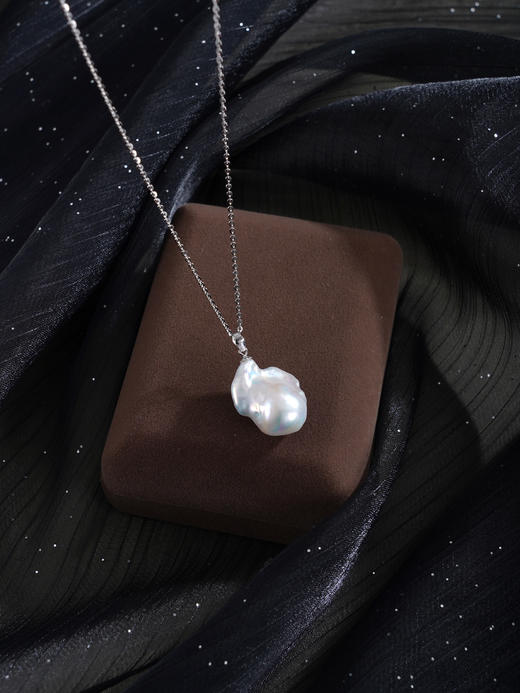 子佩集【月影流辉‌】银S925珍珠惜王妃套链项链【ZZXL045】巴洛克2602 商品图5