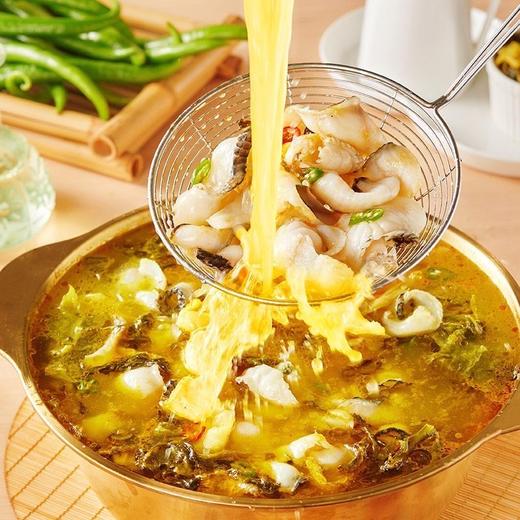 【无刺吃的爽❗️老坛酸菜鱼】一口酸爽鲜香入魂，活鱼现切鱼肉当然鲜嫩，金汤酸菜鱼半成品，黑鱼快手菜懒人酸菜鱼水煮黑鱼片家用速食预制菜QQ 商品图1