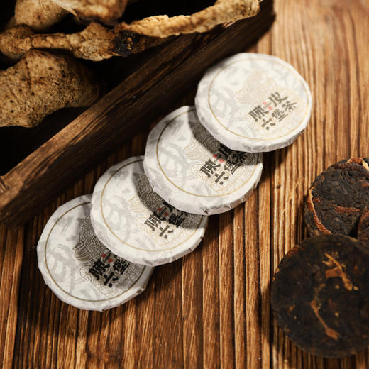 热卖！清爽解腻！五虎陈皮六堡茶 250g/盒 黑茶 商品图6