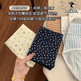 【10A级抑jun❗️全无痕三角裤】亲肤大包臀版型，吸湿透气不闷热，颜值在线，百搭贴身不卡裆，无痕三角裤女款纯棉高腰裤少女大码内裤女L