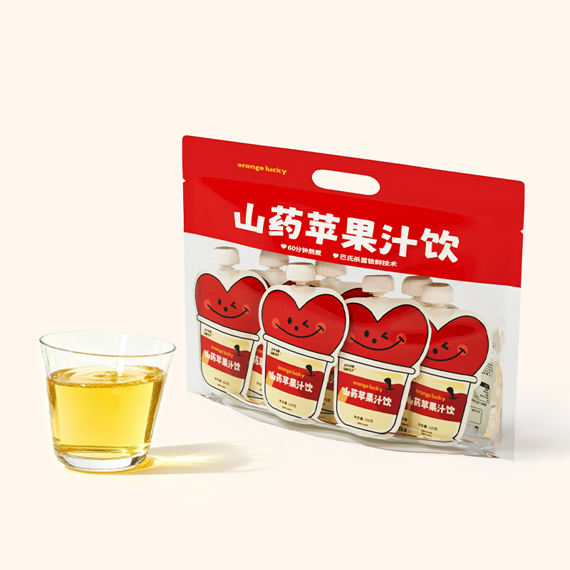 【300积分+39.9元】橙幸 山药苹果汁饮 105g*7袋/提 6大核心原料