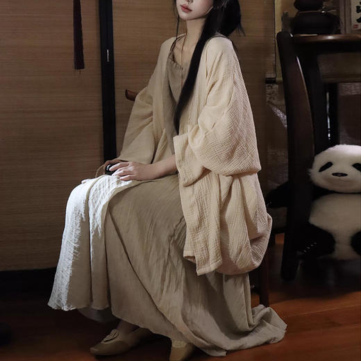 裁缝学苑AS638禅意棉纱外套挂脖吊带纸样飘逸半身裙打版裁剪图纸 商品图5