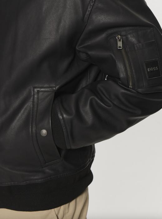 【超惠秒】BOSS 男士羊羔皮皮衣夹克外套12295 商品图12