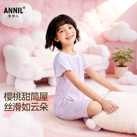 女童睡裙夏季新款安奈儿童装JG627513 商品图0