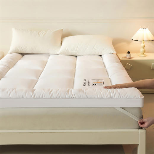 水漾家纺-宿舍单人床A类水洗棉立体软床垫床褥 商品图8