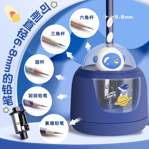 【开学季❗️电动文具套装礼盒】助力孩子高效学习，儿童送礼奖励学生大礼包开学文具学习用品铅笔吸尘器橡皮擦订书针 商品图2