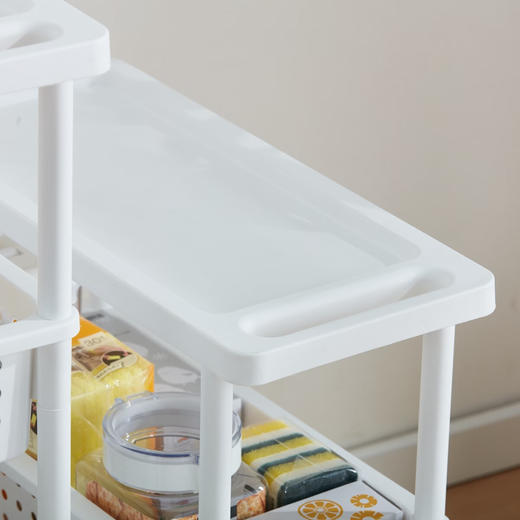 松佳宜得利家居 厨房浴室可移动置物架手推车置物架 商品图2