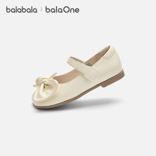 【balaOne】巴拉巴拉童鞋女童公主鞋2026夏新款甜美蝴蝶结小皮鞋 商品图0