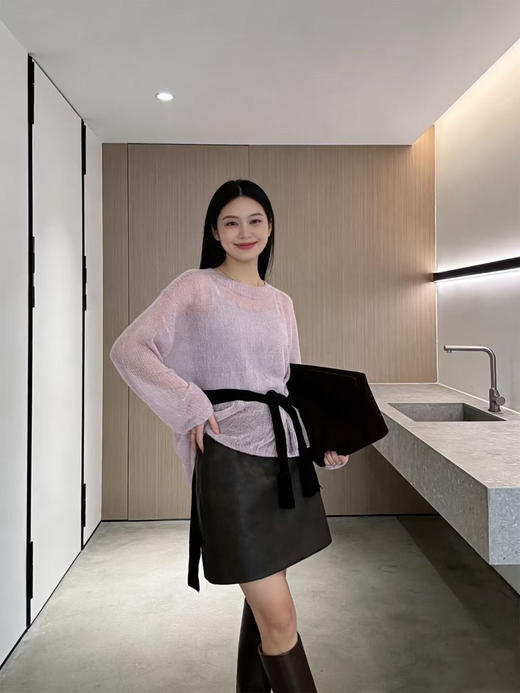 麦檬MEILLEURMOMENT女装羊绒毛衣5H1130684 商品图1